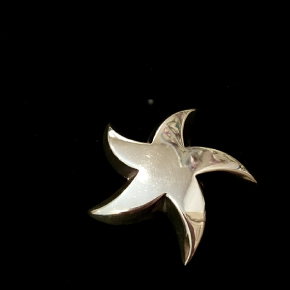 Bayanihan Sterling Silver Starfish Brooch Pin - Picture 5 of 6